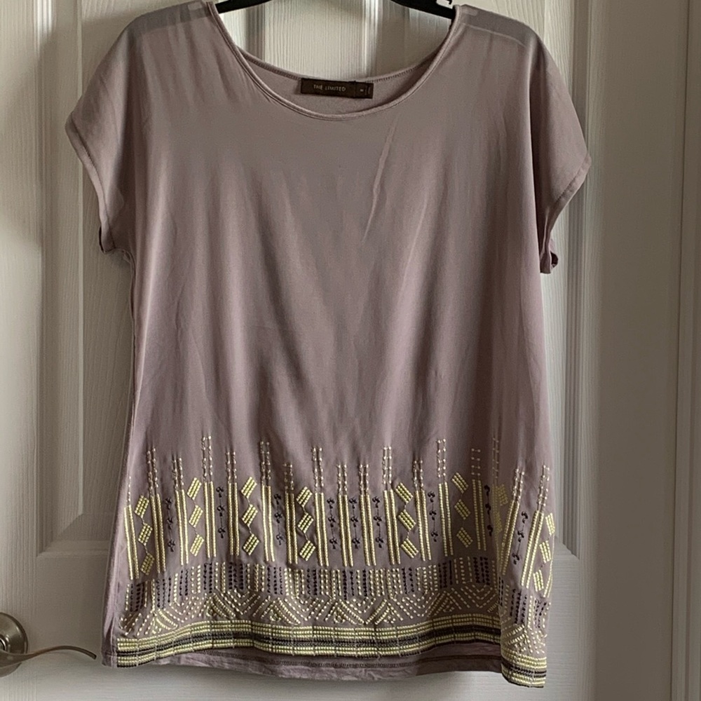 The Limited Crew Neck Short Sleeve Shirt